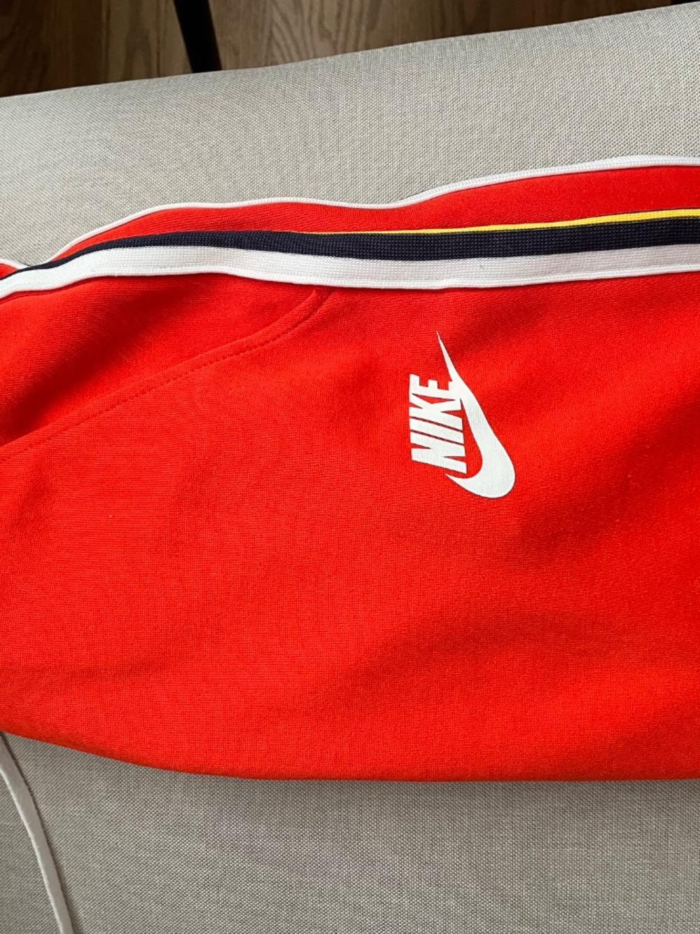 Nike Red Jogger|Sweatpants Multicolor Side Stripe White Navy Yellow XS